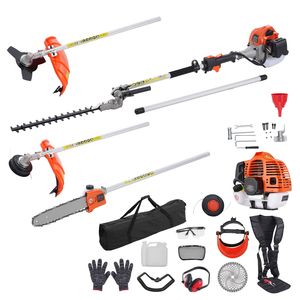 Tagliasiepi a Gas 6-in-1, Decespugliatore, Bordatore, Sega a Palo e Motosega - Product Image 1