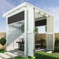 Taomi — projecteur rotatif de meubles d'extérieur, en aluminium, photocatalytique, Pergola moderne en promotion rapide