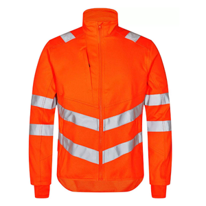 Unisex Soft Shell Canvas <b>Waterproof</b> <b>Lightweight</b> with Custom Logo & Color <b>Hi</b>-<b>Vis</b> Construction Hooded Reflective Tape Zip <b>Jacket</b> - Product Image 3