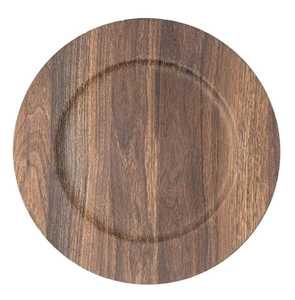 Plato Redondo de Madera de Lujo al por Mayor con Acabado Natural, Diseño Moderno Ecológico para Servir Comidas, Bocadillos, Frutas y Comida Gourmet - Product Image 4