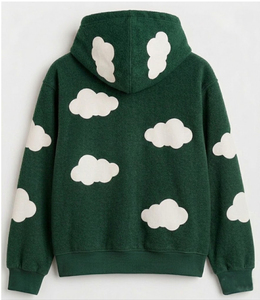 High Quality Custom Logo Print Hoodies <b>Men</b> Long Sleeve Eco-Friendly Knitted 100% Cotton Fleece Sweatshirt Gym Plus Size Hoodies - Product Image 6