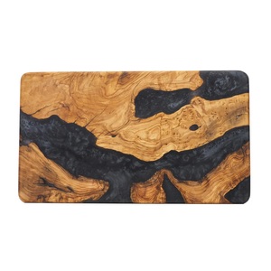 Decorative Epoxy Wood Charcuterie Board Handmade Cheese Serving Board Durable Lightweight 2.0cm Thick Wholesale OEM Custom - Product Image 1