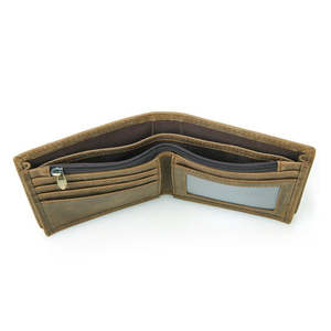 กระเป๋าสตางค์ผู้ชายหนังแท้แบบบางใส่สบายสไตล์ใหม่คุณภาพดีเยี่ยม - Product Image 3