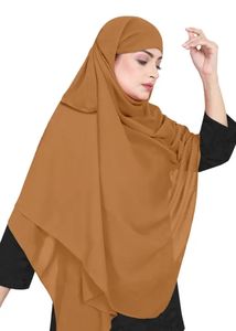 Hijab en fausse georgette respirant de tous les jours pour le confort et le style vêtements indiens pour la fête pakistanaise Dupattas - Product Image 2