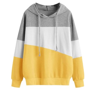 Nouveau sweat à capuche surdimensionné pour femme avec logo personnalisé, fermeture éclair et poches, manches longues, impression sérigraphique, collection automne-hiver - Product Image 3