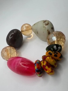 Handmade colorful resin <b>bracelets</b> with s unique fashion jewelry <b>adjustable</b> size for women daily wear - Product Image 4