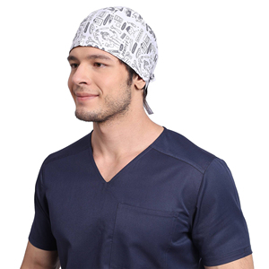 Professional Men <b>Scrub</b> <b>Cap</b> Cotton Surgical Doctor Nurse Adjustable Medical Operating Room Hat Hospital Work <b>Cap</b> Supplier - Product Image 3