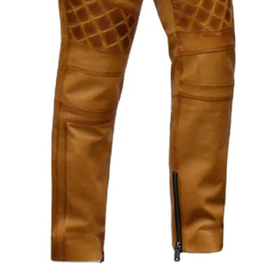 Pantalones de Cuero para Hombre de Primera Calidad, Ligeros, Casuales, de Corte Recto, Cintura Alta, Largos, a la Moda, para Invierno - Product Image 5