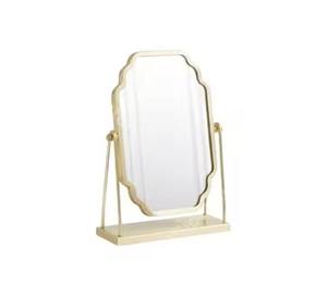 Espejo de Maquillaje con Soporte Metálico, Espejo de Vanidad con Base para Mesa de Maquillaje, Espejo Cosmético para Baño - Product Image 4