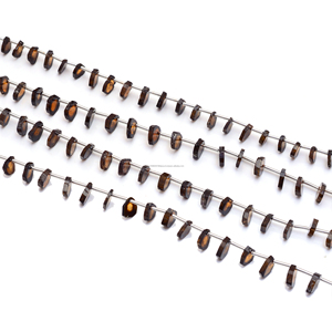 Alta demanda, turmalina Natural, forma de rebanada suave, 8 pulgadas, 6X6 a 7X7 MM, hebra de cuentas para productos a granel, fabricación de joyas de bajo costo - Product Image 4