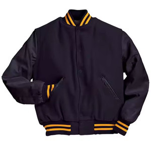Latest Design Long Sleeve Varsity Baseball Jacket for <b>Men</b> Regular Sleeve Style OEM Service Available - Product Image 6