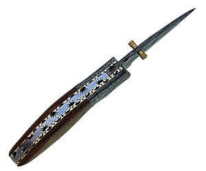 Couteau pliant en acier Damas pour les amateurs de plein air, pour un usage quotidien, couteau pliant Damas en acier de qualité supérieure - Product Image 5