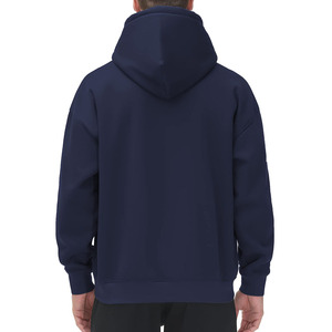 Trendy Winter Half Zip Velour Oversized <b>Waterproof</b> Hoodie for Men's Streetwear - Product Image 2