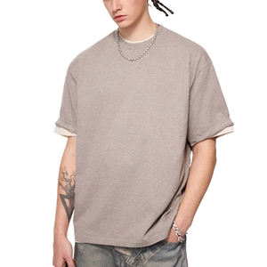 Camiseta Oversize 100% Algodón Personalizada Unisex para Gimnasio, con Logo Bordado de Alta Calidad, Color Sólido, para Hombre - Product Image 5