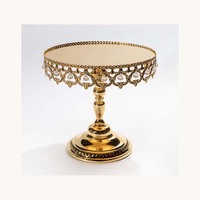 Support à gâteau en métal antiadhésif blanc, 2 pièces, design élégant, nouveau modèle, support de service pour desserts personnalisé, nouvelle collection