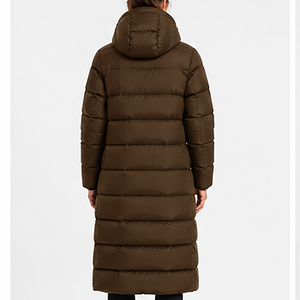 Chaqueta Acolchada Larga con Capucha para Hombre/Mujer, Corte Regular, Abrigo Cálido de Invierno con Cremallera Completa y Bolsillos, Resistente al Agua - Product Image 4