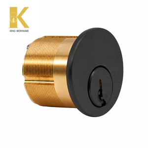 ลูกบิดกุญแจแบบฝัง 25 มม. ร่องกุญแจ KW สีดำด้าน MOQ ต่ำ บริการสั่งทำพิเศษ - Product Image 3