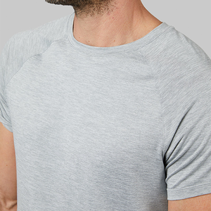 Camisetas de Manga Corta Raglán para Hombre, Cuello Redondo, Poliéster Tejido, Antiolor, Secado Rápido, Absorción de Humedad, 180g, Talla Estadounidense, Personalizadas, 2026 - Product Image 2