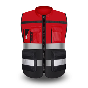 Chaleco de Seguridad Ecológico de Alta Visibilidad con Certificación EN, Reflectante, de Poliéster, Unisex, con Bolsillos y Cierre de Cremallera, en Varios Colores - Product Image 5
