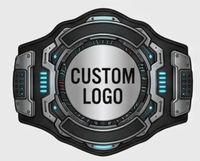 IT EXPORTS Ensembles de boxe en cuir véritable Ceintures haut de gamme personnalisables pour la lutte, le MMA, l'UFC