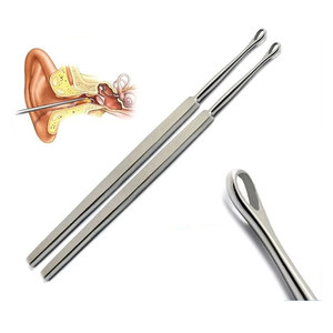 Pet Ear Hair <b>Puller</b> & Wax Cleaner Flat Handle Grooming Tool for Dogs & Cats Professional Ear Cleaning Tweezer Safe Hygienic Pet - Product Image 2