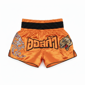 Shorts de combat Muay Thai pour hommes pour l'entraînement MMA, la lutte en cage, le grappling, le kickboxing - Vêtements d'arts martiaux - Product Image 1