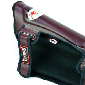 Protège-tibias Twins Muay Thai en cuir de vachette véritable léger de qualité supérieure, protection de base pour la boxe et le MMA, logo personnalisé, différentes tailles - Product Image 2