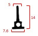 Joints d'étanchéité de porte en TPE/TPV noirs personnalisés de haute qualité pour l'île de Singapour, modèle Gaintech 80272