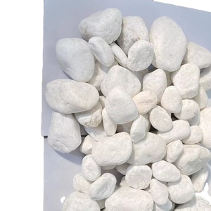 หินกรวดธรรมชาติแบบเกล็ดหิมะสีขาวแบบทันสมัยสำหรับใช้งานในสวน - Product Image 1