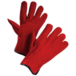 Most Popular Cowhide Grain Leather Heavy-Duty Rubber CE Certified Anti-Static Heat Resistant Adjustable Wristlet Safety <b>Gloves</b> - Product Image 6