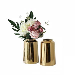 Atractivo Juego de Floreros Modernos de Metal Dorado, Negro y Cobre, Decoración para el Hogar y Bodas, Adorno de Mesa, Ecológico, Ligero, Hecho a Mano - Product Image 6