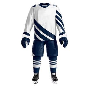 Uniforme de Hockey sobre Hielo Sublimado Personalizado con Logotipo Bordado |   Jersey y Pantalones de Hockey sobre Hielo Transpirables, Venta al Por Mayor OEM - Product Image 2