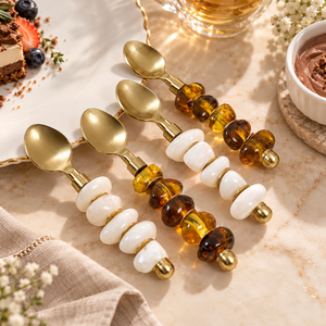 Fabricante de Cucharas Medidoras de Resina de Mármol Coloridas Hechas a Mano |   Utensilios de Cocina Personalizados al por Mayor, OEM, ODM - Product Image 3