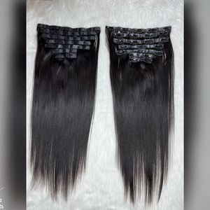 Extensiones de Cabello Humano Vietnamita Virgen 100% Remy, Liso Sedoso, Trama Única, Color Natural, Suave al Tacto - Product Image 1