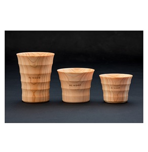 Produit de haute qualité, gobelets à boissons en bois réutilisables uniques pour restaurant, personnalisés - Product Image 1