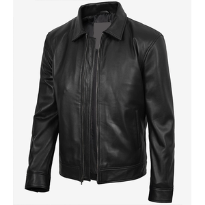 2026 OEM Top Trending Genuine Black Cowhide Leather <b>Jacket</b> For Men's High Quality Low MOQ Plus Size <b>Winter</b> Fashion Heated <b>Jacket</b> - Product Image 4