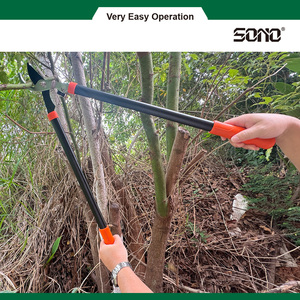 Tijeras de Podar Industriales SONO J668M de Acero al Carbono para Jardín, con Recubrimiento Antiadherente, Mangos de Aluminio/PVC, Duraderas - Product Image 3