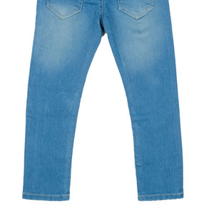 Pantalon cargo léger en polyester et élasthanne pour enfants, style jean décontracté, collection de vêtements haut de gamme pour garçons, fabrication OEM, vente en gros, hiver - Product Image 3