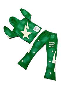 Conjuntos Deportivos de Felpa 100% Algodón, Estilo Urbano, con Cierre, para Invierno, Hombros Caídos, Corte Holgado, Lavado Ácido, para Hombre y Mujer, Nuevo Diseño - Product Image 5