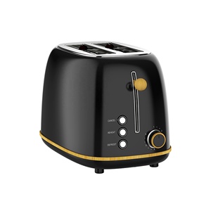 Khuyến mãi giá rẻ Giá Nhà Trường quán cà phê khách sạn thiết bị nhà bếp Nhà sản xuất bánh sandwich bánh mì nướng Maker 2 Slice kim loại nướng bánh mỳ - Product Image 6