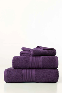 Ensemble de serviettes de bain tissées écologiques à séchage rapide de haute qualité pour usage domestique, très vendues, en mélange de coton, couleur unie, logo personnalisé, service OEM - Product Image 4