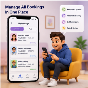 Desarrollo de Aplicaciones de Reserva de Servicios Múltiples Personalizadas, Plataforma de Citas para Salones, Médicos y Servicios a Domicilio - Product Image 4