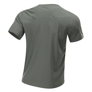 เสื้อกีฬาผู้ชาย 80% โพลีเอสเตอร์ 20% สแปนเด็กซ์ น้ำหนักเบา แห้งเร็ว ระบายอากาศได้ดี เหมาะสำหรับวิ่ง ออกกำลังกาย และเล่นกีฬาในยิม - Product Image 5