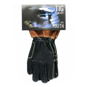 Gants de soudage TIG en cuir de chèvre et de vache de qualité supérieure, résistants à l'abrasion, à la chaleur et aux flammes, pour la lutte contre les incendies - Product Image 2