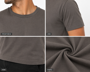 เสื้อยืดแขนสั้นผู้ชายทรงปกติ คอวี ผ้าโพลีเอสเตอร์ 100% แบบยูนิเซ็กซ์ พิมพ์ลายตามสั่ง ผลิตโดย OEM - Product Image 3