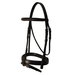 Luxury Handmade Leather English <b>Style</b> Horse Bridle Browband Customizable Color & Size 2x3x2m - Product Image 4