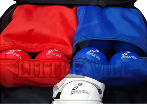 Ensemble de jeu d'intérieur paralympique Lvi, boules de boccia souples, sac de transport, fabriqué en cuir artificiel durable, taille standard, modèle B-101, personnalisable - Product Image 3