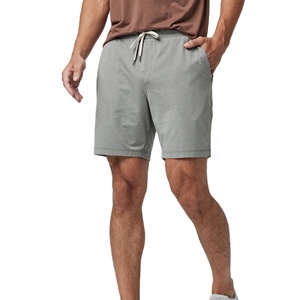 Gran oferta, pantalones cortos de playa elásticos de secado rápido personalizados, pantalones cortos de malla de cintura alta con cierre de cordón impreso para hombres, estilo, servicio OEM - Product Image 1