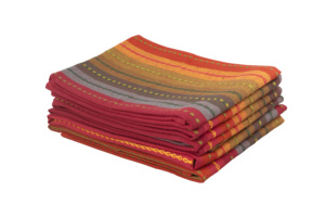 Serviettes de table en coton imprimé bohème 70x180cm, lot de 6, faites à la main, lavables en machine, pour la décoration de la maison - Product Image 4