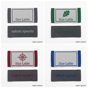 Étiquettes tissées personnalisées de haute qualité avec logo, étiquettes de marque pour vêtements, étiquettes tissées haute densité pour vêtements - Product Image 4